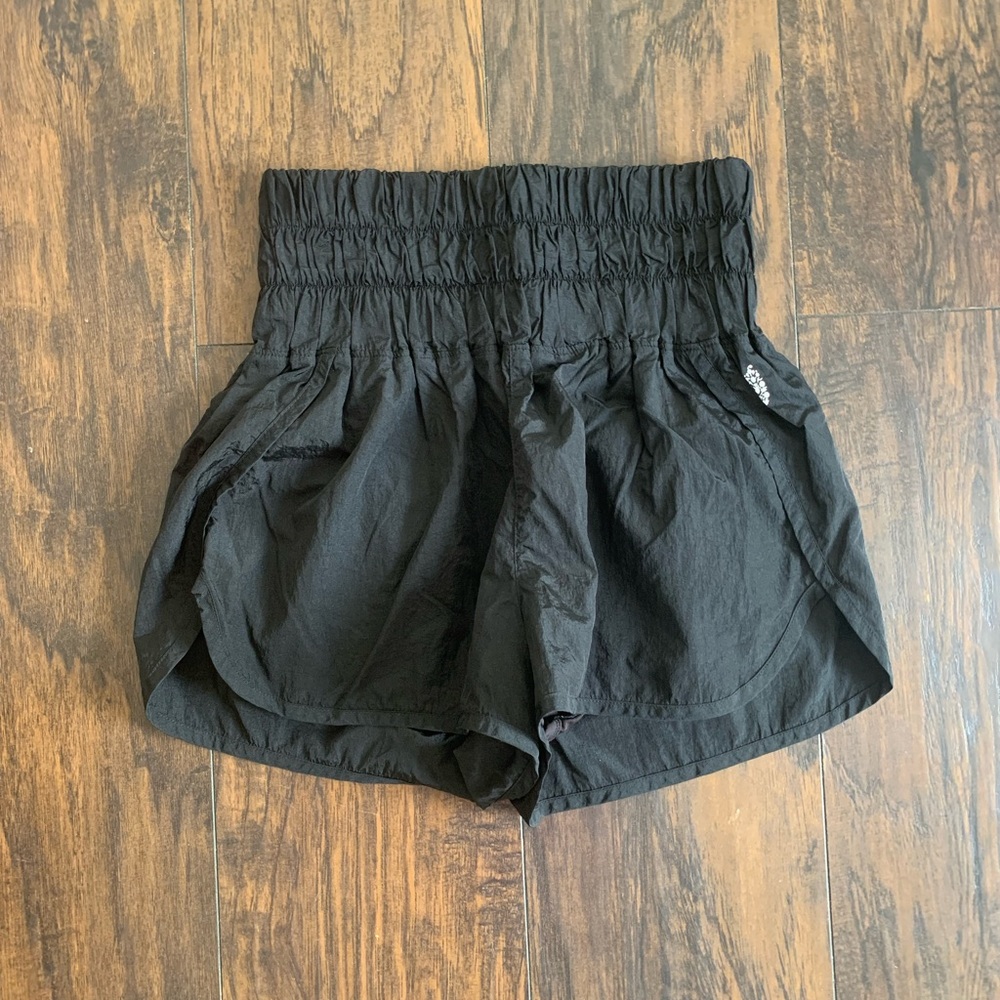 Free People The Way Home Black Shorts